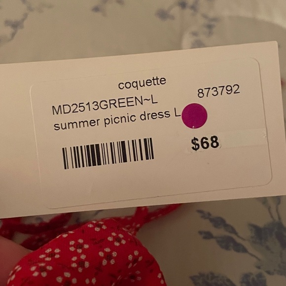 Gorgeous Red Floral Dress - Picture 7 of 7